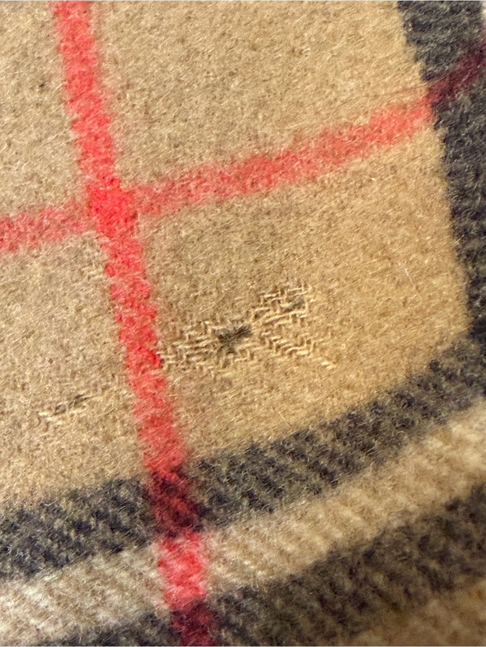 Burberry Beige Nova Check Classic Scarf Wool - Picture 8 of 9